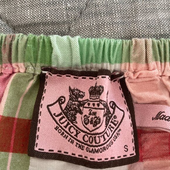 Juicy Couture Plaid Sundress with Strawberry Charms, Size S - Picture 2 of 4